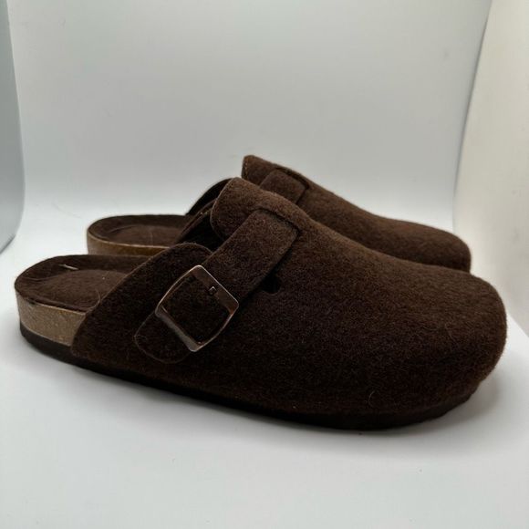 CUSHIONAIRE Womens Clog 7.5 BROWN - Picture 1 of 7